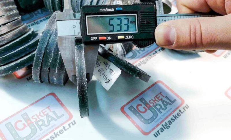 Выполнение заказа резка паронита толщиной 5.5 мм